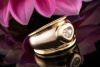 Chopard Happy Diamonds Ring Herz mit Brillant in 750er Gelbgold Rotgold 