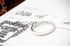 Cartier Solitär Ring 1895 mit 1 Diamant 0,32 Ct in 950er Platin Full Set 