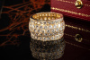 Cartier Ring Nigeria 750er Gelbgold mit Diamanten Brillanten OVP Vintage 