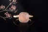 Pomellato Nudo Ring Classic mit Rosenquarz in 750er Roségold Gelbgold 