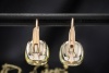 Pomellato Ohrringe Ohrstecker Nudo Classic mit Zitronenquarz 750er Gold 