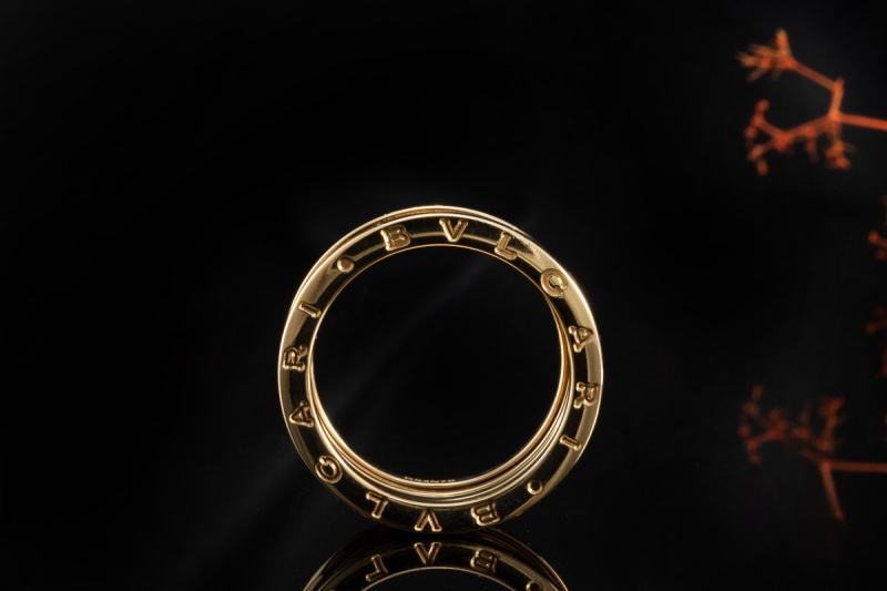 BVLGARI Bulgari Ring B.zero1 4-Band in 750er Gelbgold Größe 62 Full Set 