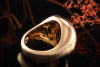 Pomellato Ring Cipria mit Rosenquarz facettiert in Rotgold Rosegold 750 