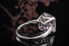 Mauboussin Ring Modernes Design mit Kunzit und Diamanten in Weißgold 750 