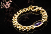 Pomellato Collier Kette u Armband Set mit Amethyst Massiv Gold 186 Gramm 