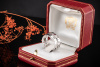 Cartier Ring Kiss of the dragon Le baiser du Dragon 63 Weißgold 750 OVP 