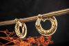 Cartier Ohrringe Panthere Hoop Smaragd Ohrstecker mit Clip Gold 750 OVP 