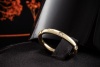 Pomellato Ring Bandring mit 6 Diamanten rundum in 750er Gelbgold OVP 