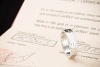 Cartier Love Ring Platin Solitär Ring mit 1 Diamant Brillant 61 Full Set 