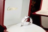 Cartier Love Ring mit 3 Diamanten Weißgold 750 Großes Modell 58 Full Set 