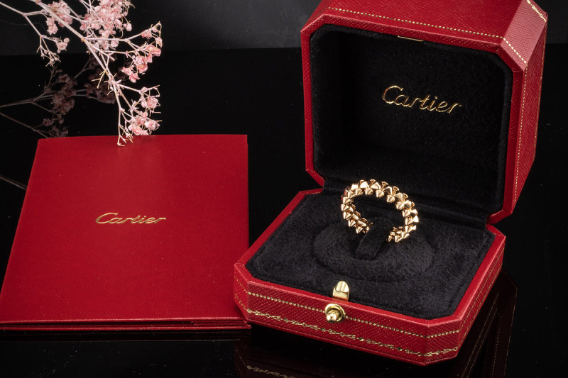 Clash de Cartier Ring Mittleres Modell in Roségold Rotgold 750 Full Set 