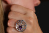 Chaumet Paris Ring Amethyst Spinnennetz mit Diamanten in 750er Weißgold 