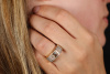 Chopard Happy Diamonds Ring eckig mit Diamanten Brillanten Gelbgold 750 
