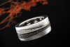 noor - feel the diamond Ring Modern Diamanten rundum in 750er Weißgold 