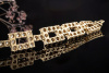 Diamant Armband Gelbgold 585 Arbeit 9 Carat Brillanten in Gold 17,5 cm 