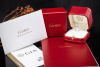 Cartier Solitär Ring 1895 mit 1 Diamant 0,32 Ct in 950er Platin Full Set 