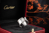 Cartier CC Ring C de Cartier mit Diamanten Brillanten 750er Weißgold OVP 