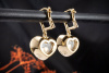 Chopard Happy Diamonds Hearts Ohrstecker Herz Ohrringe Diamanten in Gold 