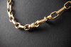 Cartier Collier Kette Vintage Gliederkette 50,5 cm in 750er Gelbgold 18k 