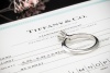 Tiffany & Co Solitär Ring Setting mit Diamant 0,95 Ct in Platin Full Set 