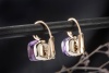 Pomellato Ohrringe Ohrstecker Nudo Classic mit Amethyst Lila in Gold 750 