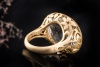 Pomellato Ring Arabesque Bergkristall Mattiert in Gelbgold Roségold 750 