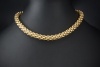 Fope Collier Kette Flexibel 43,5 cm in 750er Gelbgold mit Weißgold innen 