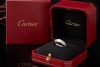 Cartier Love Ring mit 6 Diamanten in 750er Weißgold Großes Modell 54 OVP 