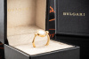 BVLGARI Flip Ring mit Onyx und Perlmutt Black and White Roségold 750 OVP 