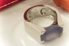 Cartier Cartier Tankissime Chalzedon Ring 1999 Massiv in 750er Weißgold mit OVP 