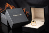 BVLGARI Flip Ring mit Onyx und Perlmutt Black and White Roségold 750 OVP 