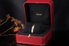 Cartier Love Armreif Armband Pink Saphir in Roségold 750 Armspange Gr 17 